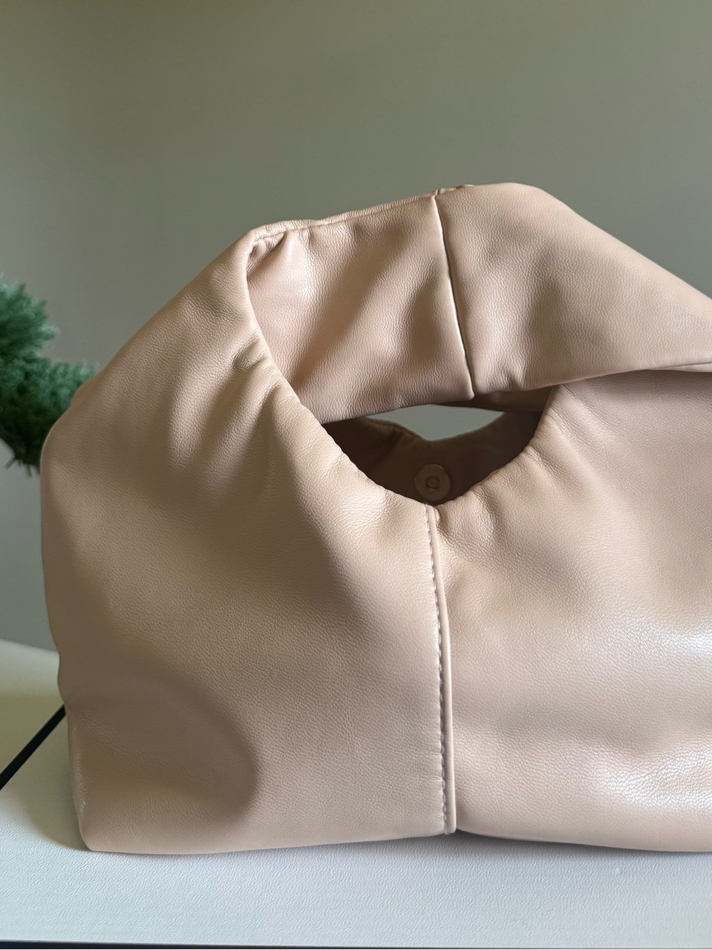 A New Day beige vegan leather handbag